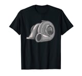 Turbocompressé Turboboost pour amateurs de voiture T-Shirt