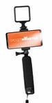 GadgetMonster Vlogging Stick med LED-belysning