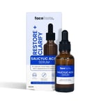 Face Facts Restore & Clarify 2% Salicylic Acid Serum 30ml Acne Blemish Treatment