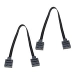 2x Technic Power Functions Extension Cables for Lego 8870 Light Switch 8869