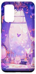 Coque pour Galaxy S20 Belle pièce d'anime fantaisie papillon violet