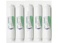 5x High Quality Inline Fridge Water Filters For Samsung GE Daewoo LG Beko Bosch