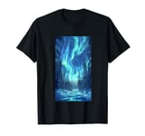 Aurora Borealis Hiking Outdoor Hunting Forest T-Shirt