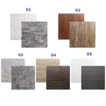Fotobakgrund 60x60cm dubbelsidig PVC-platta #5 Svart/vit trämönster