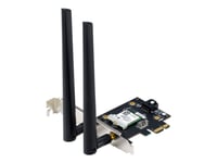 ASUS PCE-AXE5400, Sisäinen, Langallinen, PCI Express, WLAN, Wi-Fi 6E (802.11ax), 2402 Mbit/s