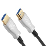 NÖRDIC 5m aktiv AOC Optisk Fiberkabel HDMI 2.1 8K 60Hz 4K 120Hz  48Gbps Dynamic HDR eARC VRR kompatibel med RTX 3080 3090