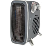RUSSELL HOBBS RHRETHFH1001G Portable Fan Heater - Grey, Silver/Grey