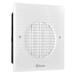 Xpelair 6" 150mm WX6T Commercial Wall Fan with "Safe Lock" Telescopic Wall Liner and TImer - 92523AW