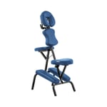 physa Hopfällbar massagebänk - 47 x 72 115 cm 160 kg blå