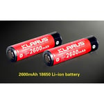 Klarus batteri 18650 2600mAh