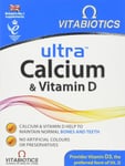 Vitabiotics Ultra Calcium with Vitamin D Tablets, Pack of 30