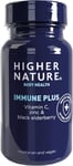 Higher Nature - Immune Plus - Vitamin C, Zinc & Black Elderberry - Supports - -