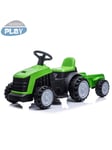 Nordic Play Traktor med släp 6V