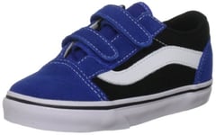 Vans Old Skool V, Baskets mode mixte enfant - Bleu (Nautical Blue/Black), 22.5 EU (6.5 US)