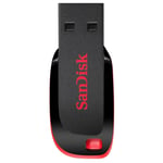 SanDisk Cruzer Blade USB flash drive 16 GB USB Type-A 2.0 Black Red