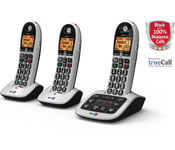 BT 4600 Trio Cordless Phones with Big Buttons  Silver