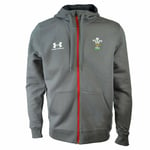 Wales WRU Kids Hooide Under Armour Fanwear Rival Hoody Jumper jacket Sweatshirt