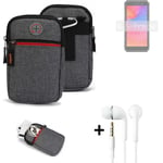 Holster + earphones for Ulefone Power Armor X11 Pro Belt Pouch