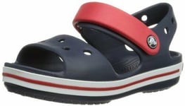Crocs Unisex Kids’ Crocband Sandal 2 Uk, Blue Navy Red
