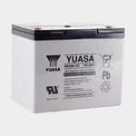 Yuasa Fritidsbatteri / förbrukningsbatteri REC80-12I, cyklisk blybatteri, AGM, 12 V, 80 Ah