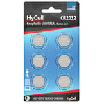 HYCELL 1516-0026 CR2032 Lithium Button Cell for Garage Door Opener/Alarm System - Silver