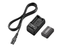 Sony Acc-Trw - Batteriladdare + Växelströmsadapter + Batteri - Li-Ion - 1020 Mah - 1 X Batterier Laddas - 400 Ma - För Sony 2Np  Cyber-Shot Dsc-Rx10  Infolithium W Series Npfw50  Np-Fw50  A5000  A6400  A7r Ii