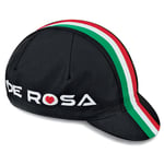 De Rosa Cycling Cap - Italian Flag / Black One Size Flag/Black