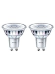 Philips LED pære SceneSwitch Spot 4,8W/822-827 (50W) 36° 2-pak GU10