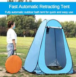 Portable Tent Outdoor Camping Toilet Shower Instant Privacy Room Tent,Instant Pop Up Tent Lightweight Sturdy Easy Set Up Blue