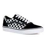 Vans Unisex Youths Ward Checkered Trainers (Black)