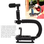 Handheld Video Camera Stabilizer With LED Light Mic U Shape Camera Stabiliz REL