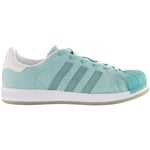 Adidas Superstar Bounce Lace-Up Blue Synthetic Womens Trainers BB2294