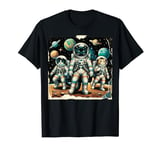 Astronaut Fantasy Planet Exploration Kitten Alien Cat T-Shirt