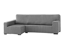 Martina Home usages Multiples Housse méridienne, Gris, Bras Gauche