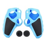 Playstation 5 / PS5 Silikon Skin Skal Fodral Anti-Slip Skydd + Joystick Caps - Blå