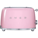 Smeg Retro Style 2 Slice Toaster in Pink | TSF01PKUK | Brand new