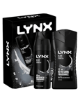 Mens Lynx Black 2pc Set Boxed For Men Bodywash & Bodyspray Duo