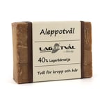 Lagertvål Traditionell Aleppotvål - 4-40% lagerbärsolja, 80-90 g