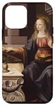 Coque pour iPhone 12 mini Annonciation (Annunazione) par Leonardo da Vinci