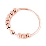 Anxiety Spinning Rings Fidget Tunna Stapelbara Ringar, 15mm