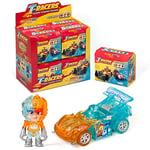 T-RACERS Fire & Ice Series – Complete collection of T-Racers, collectible surprise cars and drivers. Build your own vehicle, all parts are interchangeable