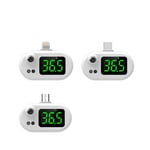 GreenZech (White, Micro USB) Smart Mobile Phone Thermometer Non Contact Digital Temperature Sensor Android Interface