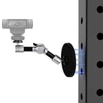 AYIZON Support magnétique pour webcam, bras magique de 18 cm avec ventouse magnétique compatible avec les webcams Logitech C920s StreamCam Brio C925e C922x C930e C930 C920 C615