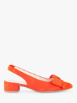 Gabor Monte Carlo Suede Large Bow Detail Slingback Shoes