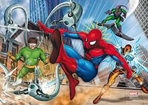 Clementoni-24394-Puzzle Enfant Maxi 24 pc-spider-man vs villains