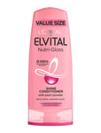 L'oréal Paris Elvital Nutri-Gloss Conditi R 400Ml Hår Conditi R Balsam Nude L'Oréal Paris