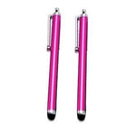 PENCILUPNOSE® TWIN PACK QUALITY STYLUS PEN compatible with iPhone, Samsung, Xiaomi, OnePlus, Pixel, Oppo, Huawei, Vivo, Realme, Nothing etc. (DARK PINK)