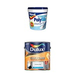 Polycell Multi-Purpose Polyfilla Ready Mixed, 1 Kg Easycare Washable and Tough Matt (Cornflower White)