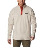 Columbia Men's Steens Mountain Half Snap Fleece Pull Over, Dark Stone x Warp Red, Size XL