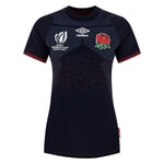 England Rugby Women's Jersey (Size 10) Umbro Rugby World Cup Top - New